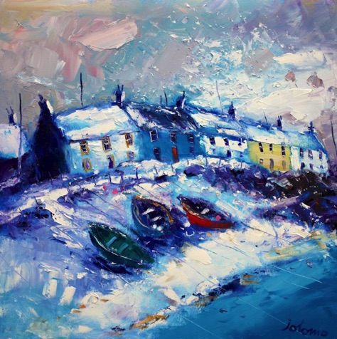 Snow Storm Passing Port Ellen Islay 24x24
&pound;4100